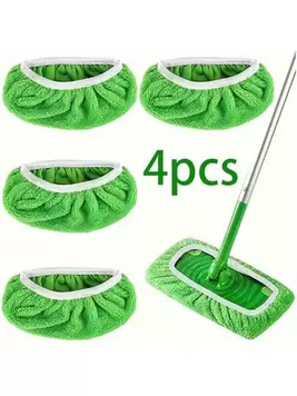 1/2/4/8pcs, Microfiber Cleaning Mop Replacement Pad, Compatible With  Sweeper, Flat Floor Mop Cloth, Washable And Durable Replacement Mop Cloth, Wet And Dry Use, Easy To Clean, Cleaning Supplies, B... offers at $2.5 in SheIn