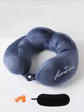 Travel Neck Pillow,super Soft Fabric Pp Filling Travel Pillow Support Pillow,whether You Are On A Plane, Car, Or Reading And Working, It Can Give You Enough Comfortable Sleep And Provide A 360-degr... offers at $8.32 in SheIn