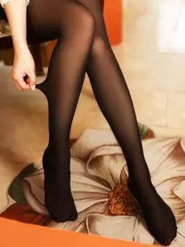 1Pair Women Sexy 20D Sheer Stockings Black Tights Fashionable Minimalist Pantyhose offers at $3.06 in SheIn