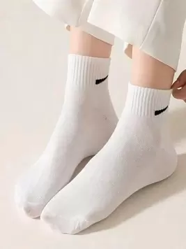 1 Pair/6 Pairs/10 Pairs/12 Pairs Simple Design Casual Comfortable Versatile Women Short Socks, All Season offers at $1.46 in SheIn