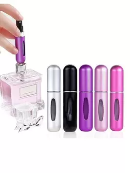 1pc Travel Mini Perfume Refillable Atomizer Container, Portable Perfume Scent Pump Case Fragrance Empty Spray Bottle For Traveling And Outgoing offers at $1.69 in SheIn