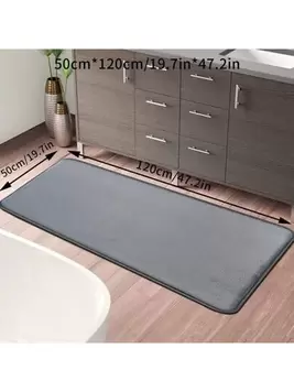 1pc Premium Thick & Super Soft Bath Mat, Solid Color Bathroom Non-Slip Rug, Quick Absorbent & Machine Washable, Thick & Anti-Slip, Fade-Resistant Bathroom Mat, Soft Carpet Suitable For Bathroom, Ki... offers at $25.91 in SheIn