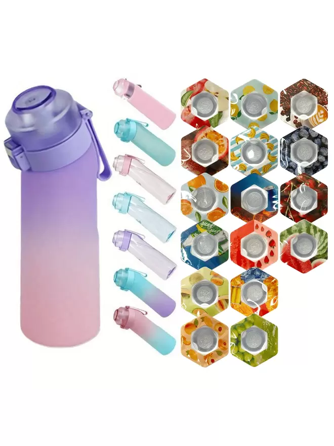 1pc 650ml Air Bottle Tritan Water Bottle Scented Pods Air Scent 0 Sugar Fruit Flavour Up Tritan Plastic Water Drink Bottle With Fragrance Drink More Water offers at $21.41 in SheIn