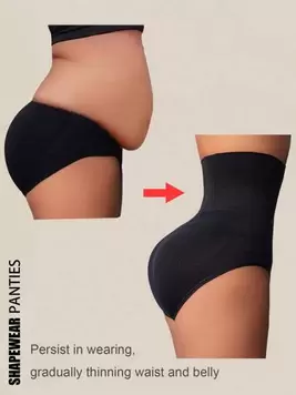 1pc High Waist Seamless Shaping Panties Tummy Control Underwear Slimming Butt Lifter Waist Trainer Body Shaper Shapewear Panties Women's Underwear Sheath Flat Belly Woman Lingerie Briefs offers at $5.99 in SheIn