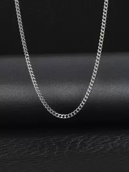 1 Pc Fashion Stainless Steel Side  Chain Necklace For Kids Trendy Party Jewelry For Daily Decoration For Gift offers at $1.54 in SheIn