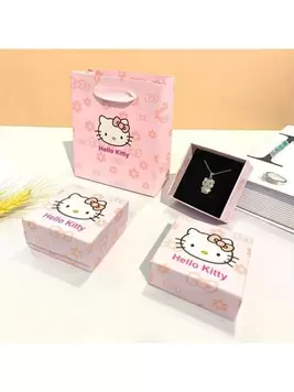 Sanrio Sanrio Kitty Jewelry Gift Box, Elegant Cartoon Theme Storage Box Suitable For Necklaces, Rings And Accessories, Ideal For Valentine's Day offers at $3.94 in SheIn