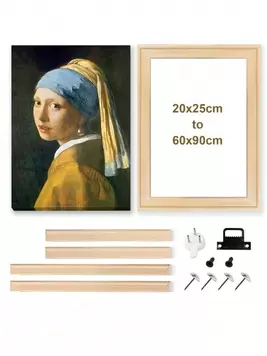 SURELIFE 1Set Canvas Wood Frames Kit Pine Wooden Picture Frames DIY For Oil Canvas Wall Art Painting Diamond Painting Frame Wooden Bar Thickened Silk Frame Painting Exercise Home Decor offers at $4.05 in SheIn