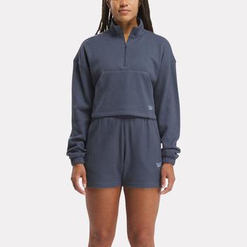 Classics wardrobe essentials waffle cover-up offers at $80 in Reebok
