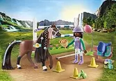 71355 - Zoe & Blaze avec parcours d'obstacles offers at $39.99 in Playmobil