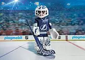 9185 - LNH(MD) Gardien de but du Tampa Bay Lightning(MD) offers at $12.99 in Playmobil