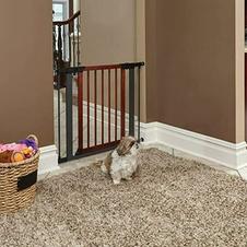 MidWest Steel Pet Gate with Graphite Frame and Wood Door offers at $154.57 in Petland