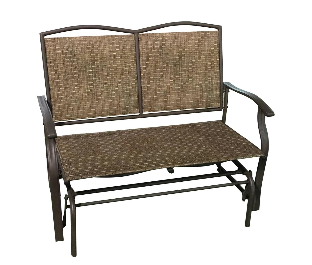 DISCOVER HOME LOVESEAT GLIDER offers at $149.99 in Peavey Mart