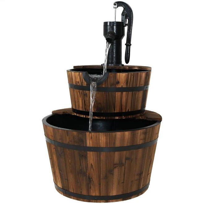 Backyard Expressions® Water Barrel Fountain 37" offers at $149.99 in Peavey Mart