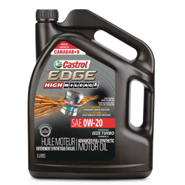 Castrol EDGE High Mileage 5W30 Synthetic Engine/Motor Oil, 5-L offers at $58.99 in Part Source