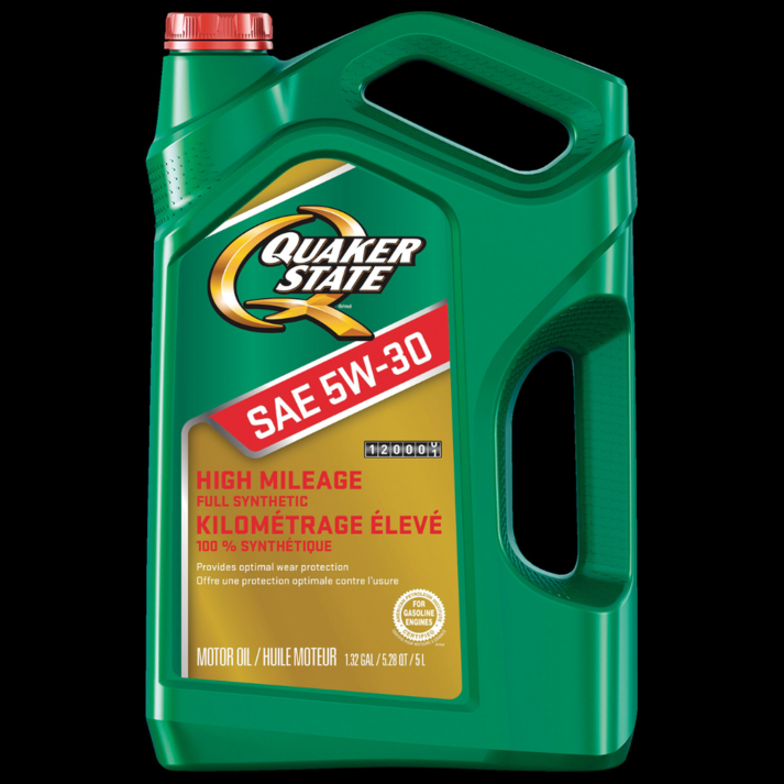 Quaker State High Mileage 5W30 Synthetic Engine/Motor Oil, 5-L offers at $48.99 in Part Source