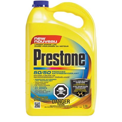 Prestone Premixed Long Life Anti-Freeze/Coolant, 3.78-L offers at $18.89 in Part Source