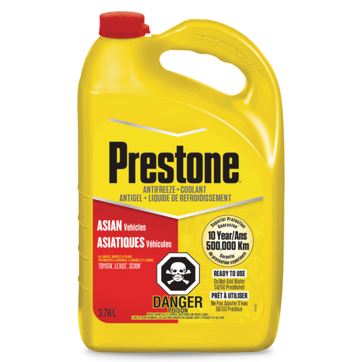 Prestone Asian Vehicles Anti-Freeze/Coolant, Red 3.8-L offers at $23.99 in Part Source