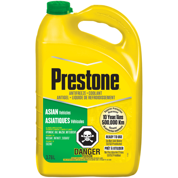 Prestone Asian Vehicles Anti-Freeze/Coolant, Green 3.8-L offers at $23.99 in Part Source