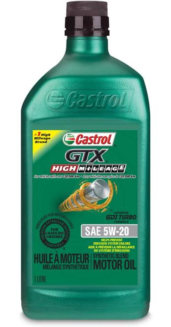 00018-38 Castrol GTX High Mileage Motor Oil, 1L offers at $13.99 in Part Source