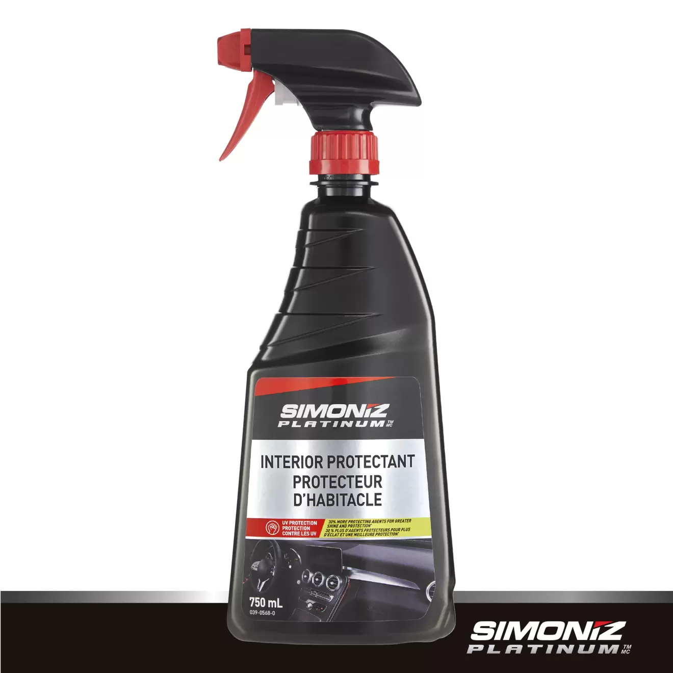 SIMONIZ Platinum Car Interior Protectant Spray, 750-mL offers at $13.99 in Part Source