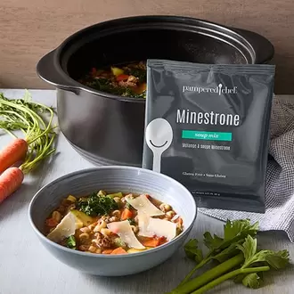 Minestrone Soup Mix offers at $7.6 in Pampered Chef