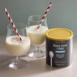 Vanilla Crème Frappe Drink Mix offers at $27.2 in Pampered Chef