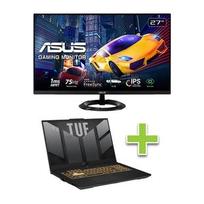 17" ASUS Gaming Laptop w/ Total Defense & 27" Monitor offers at $179.99 in Aaron's