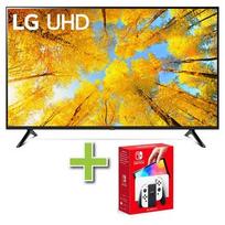 75" LG AI ThinQ 4K Ultra HD Smart TV & Nintendo Switch OLED Console offers at $134.98 in Aaron's