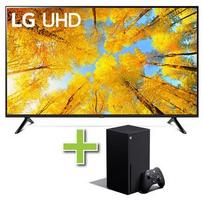 75" LG AI ThinQ 4K Ultra HD Smart TV & Xbox Series X 1TB Console offers at $154.98 in Aaron's
