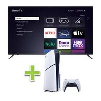 75" Frameless Roku TV & Playstation 5 offers at $192.98 in Aaron's