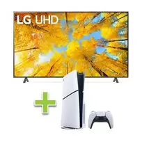 86" LG AI ThinQ TV & Playstation 5 offers at $309.98 in Aaron's