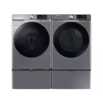 4.5 Cu. Ft. Front Load Washer & 7.5 Cu. Ft. Electric Dryer w/ Pedestals - Platinum offers at $179.99 in Aaron's