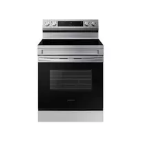 6.3 cu. ft. Electric Range w/ Steam Cleaning - Stainless Steel offers at $69.99 in Aaron's