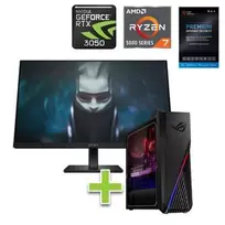 ASUS ROG Gaming Desktop w/ Total Defense & 24" Monitor offers at $199.99 in Aaron's