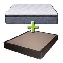 12" Pillow Top Medium Plush Queen Mattress with Foundation offers at $42.34 in Aaron's