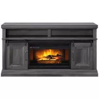 60" Barndoor TV Stand with Fireplace offers at $54.99 in Aaron's