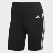 Training Essentials 3-Stripes High-Waisted Short Leggings offers at $37 in Adidas