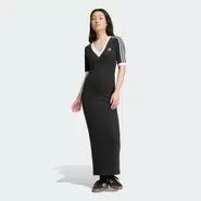 Adicolor 3-Stripes Knit V-Neck Dress offers at $90 in Adidas