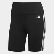 Training Essentials 3-Stripes High-Waisted Short Leggings offers at $16 in Adidas