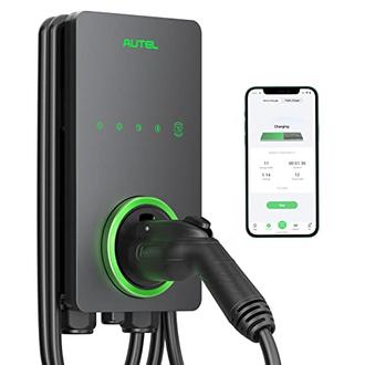 Autel Home Smart Electric Vehicle (EV) Charger up to 50Amp, 240V, Indoor/Outdoor Car Charging Station with Level 2, Wi-Fi and Bluetooth Enabled EVSE, 25-Foot Cable,Hardwired offers at $599 in Amazon