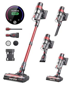 HONITURE S13 Pro Cordless Vacuum Cleaner, 450W 38KPA Vacuum Cleaners with Touch Screen, Detachable Battery(Max 55min), Lightweight Powerful Cordless Vacuums with 1.5L Cup for All Floors, Pet Hair offers at $149.99 in Amazon