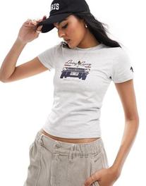 Cotton On loose fit ringer T-shirt with retro Ford graphic offers at $29.99 in Asos