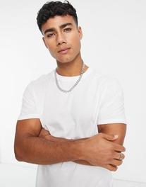 New Look crew neck t-shirt in white offers at $15 in Asos