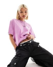 Nike Essentials oversized graphic t-shirt in rush fuchsia offers at $31.5 in Asos