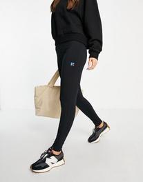 Russell Athletic jersey leggings in black vintage wash offers at $19.25 in Asos