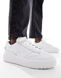 New Balance CT302 sneakers in triple white offers at $58.49 in Asos