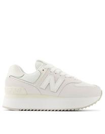 New Balance 574Z platform sneakers in white offers at $79.99 in Asos
