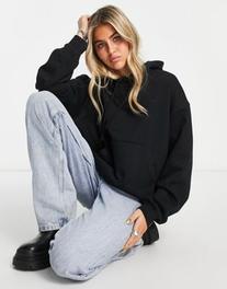 Weekday Essence hoodie in black offers at $59 in Asos