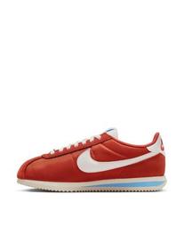Nike Cortez TXT sneakers in red and white offers at $90 in Asos