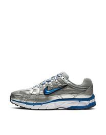 Nike P-6000 sneakers in silver and blue offers at $110 in Asos